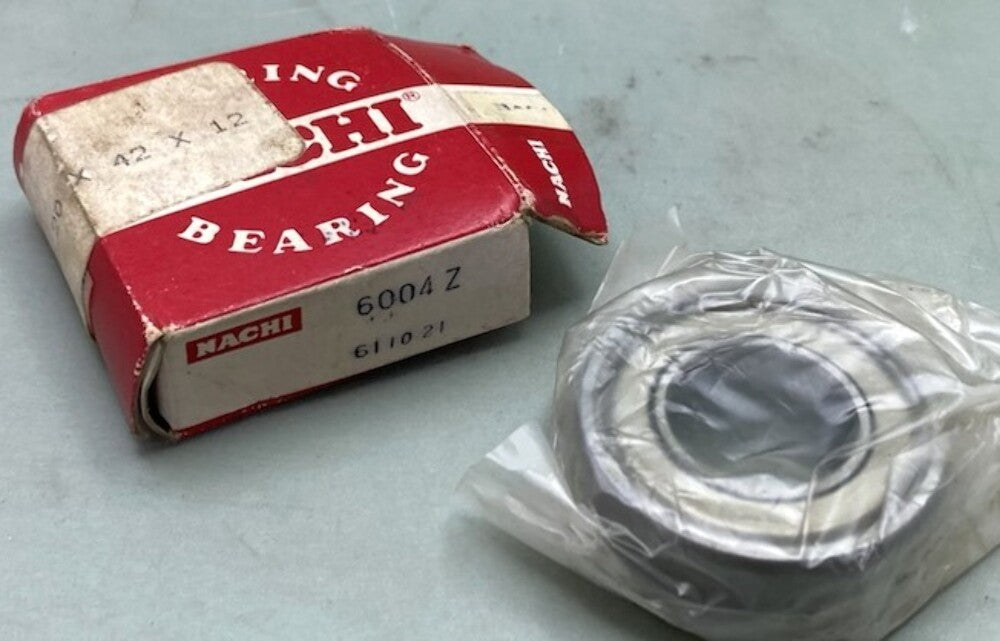 New Genuine Nachi 6004 Z Ball Bearing 20x42x12