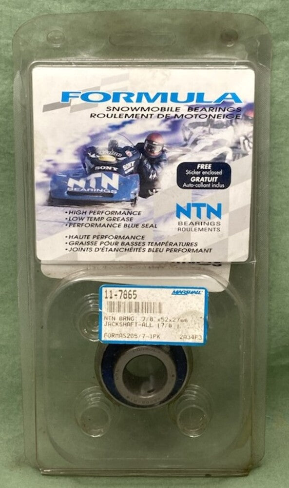 New Genuine NTN Formula-AS205-7-1PK Snowmobile Bearing