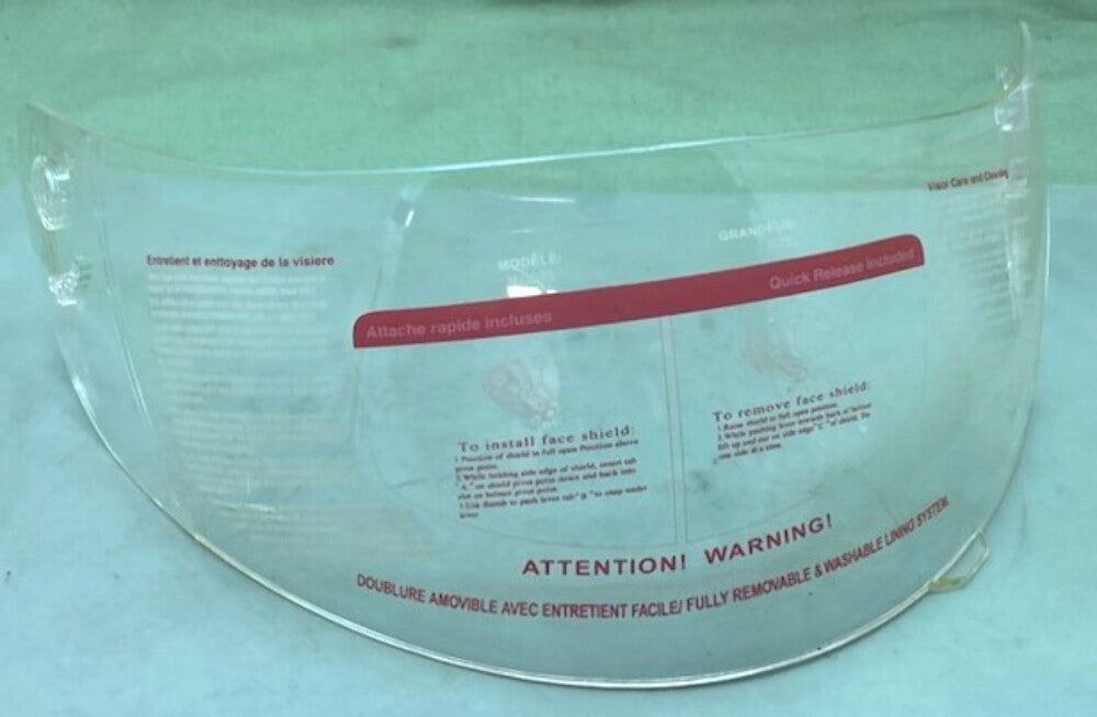 New Replaces ILM Helmet Clear Visor for Model 902