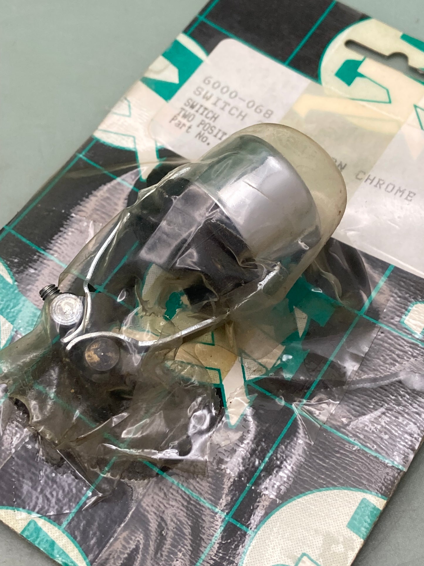 New Genuine KK 6000-068 Motorcycle 2 Position Switch Chrome 7/8"