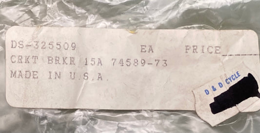 New Replaces Harley Davidson 74589-73 Circuit Breaker 15A