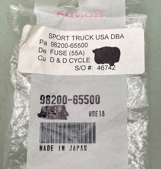 New Genuine Honda 98200-65500 Fuse G (55A)