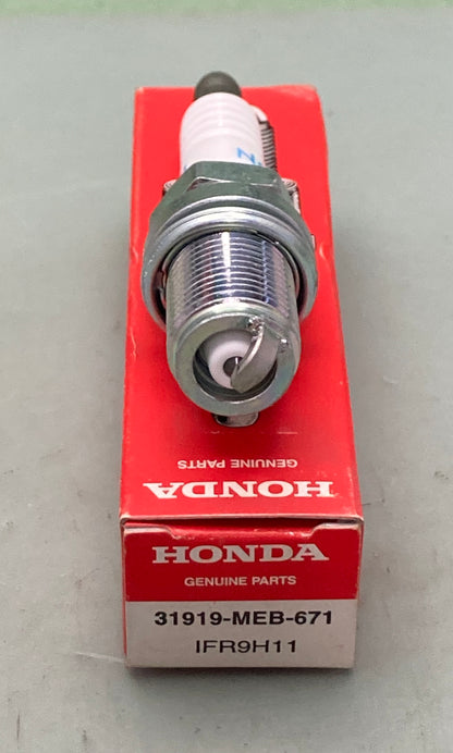 New Genuine Honda 31919-MEB-671 Spark Plug IFR9H11 (31919-MEB-672), 98079-5915U