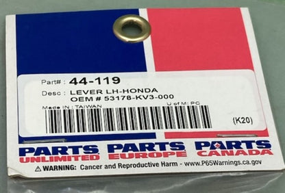 New Genuine Parts Unlimited 44-119 LH Clutch Lever