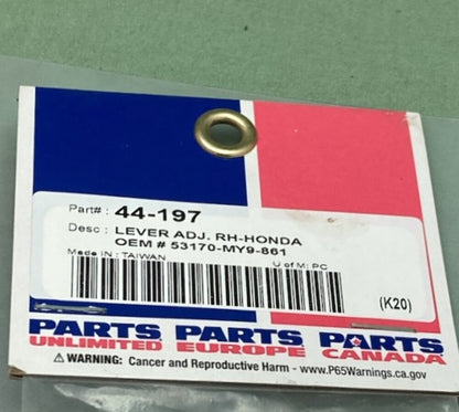 New Genuine Parts Unlimited 44-197 RH Adj. Lever