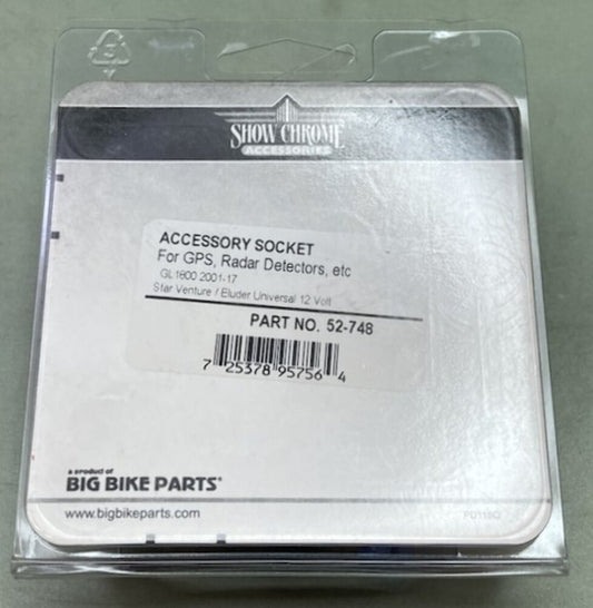 New Genuine Show Chrome 52-748 Accessory Socket