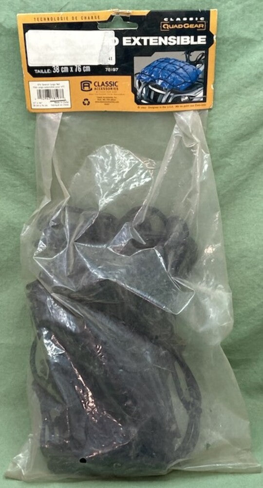 New Genuine Classic Accessories 730-6385 Quad Gear ATV Stretch Cargo Net