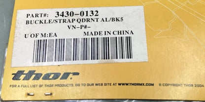 New Genuine Thor 3430-0132 Quadrant Buckle/Strap Kit AL/BK5
