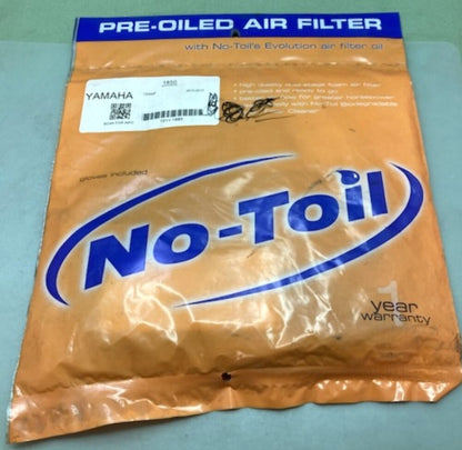 New Genuine No Toil 1850 Pre-Oiled Air Filter for Yamaha