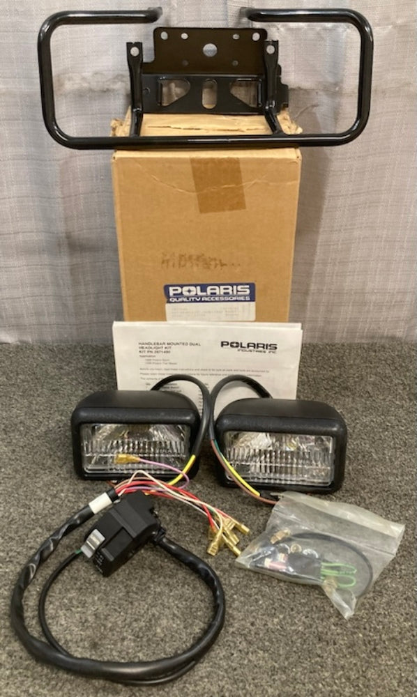 Polaris 2871490 Kit Headlight Handlebar Mount New Genuine