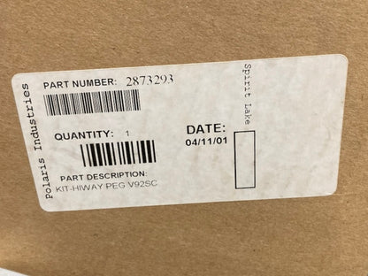 Polaris 2873293 Kit Highway Pegs New Genuine