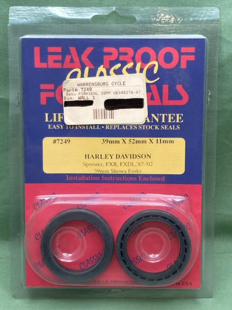 Leak Proof Seals 7249 Forkseal 39mm 45378-87 New Genuine