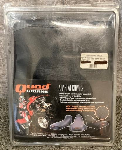 Quad Works 30-44000-01 Seat Cover Standard (Black) New Genuine