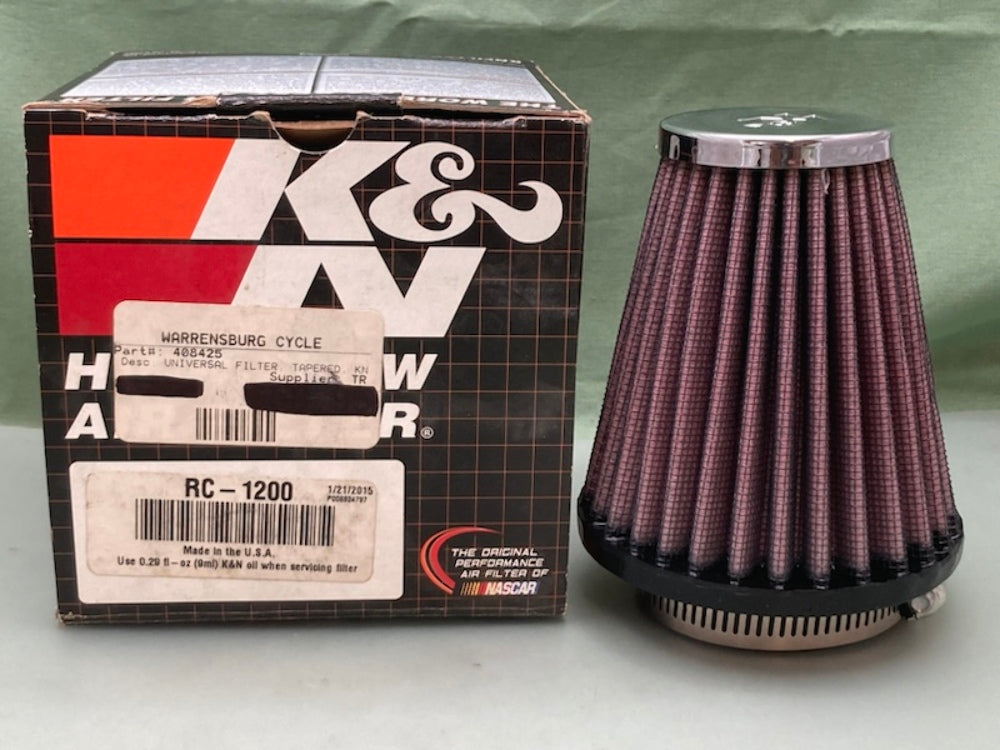 K&N RC-1200 Universal Air Filter 408425 New Genuine
