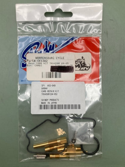 Shindy 03-049 Carb Repair KitTRX150R New Genuine