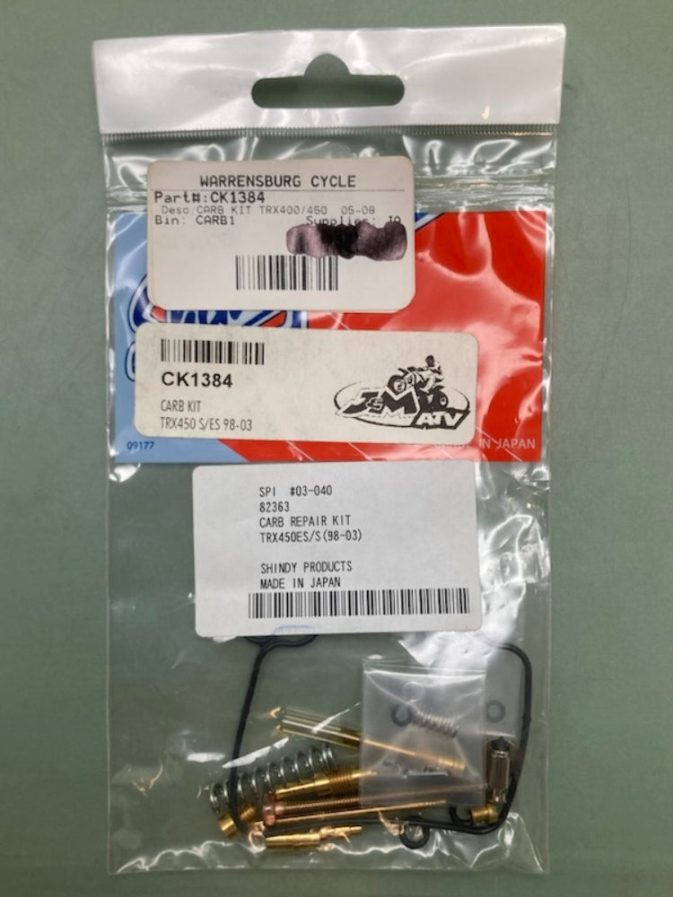 Shindy 03-040 Carb Repair Kit TRX450ES New Genuine
