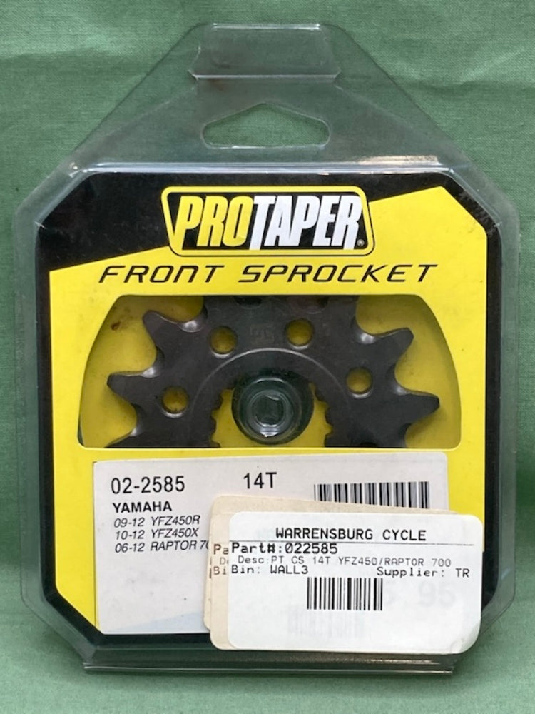 ProTaper 02-2585 Front Sprocket 14T 022585 New Genuine