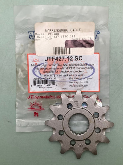 JT Sprockets JTF427.12SC Front Sprocket 12T New Genuine