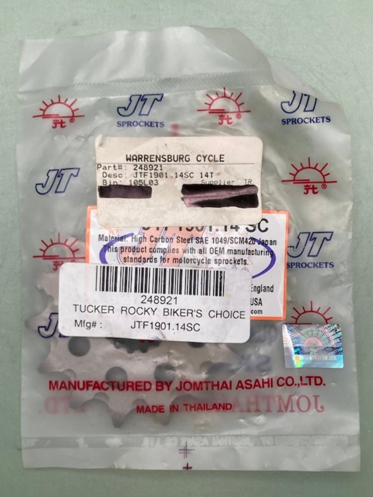 JT Sprockets JTF1901.14SC Front Sprocket 14T New Genuine