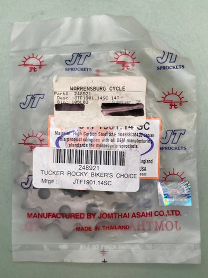 JT Sprockets JTF1901.14SC Front Sprocket 14T New Genuine