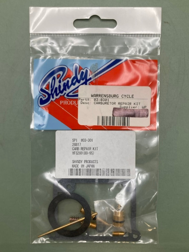 Shindy 03-301 Carb Repair Kit YFS200 New Genuine