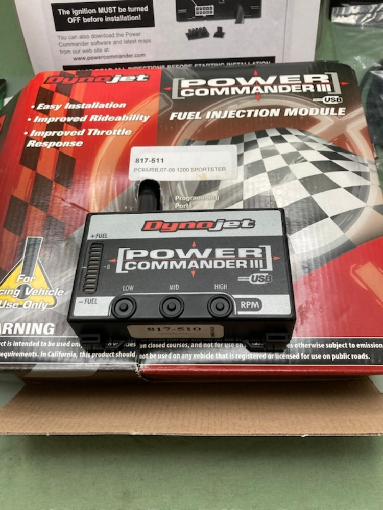 Dynojet 817-511 Power Commander III USB for H.D. Sportster 1200 New Genuine