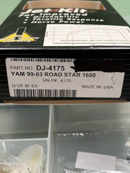 DYNOJET DJ-4175 Jet Kit for 1999-2003 Yamaha Wild Star 1600 New Genuine