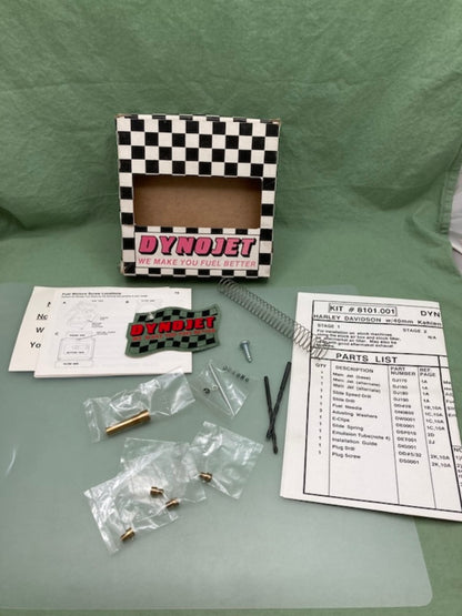 DYNOJET 8101 Jet Kit for 1988-1989 Harley-Davidson Sportster 883 New Genuine