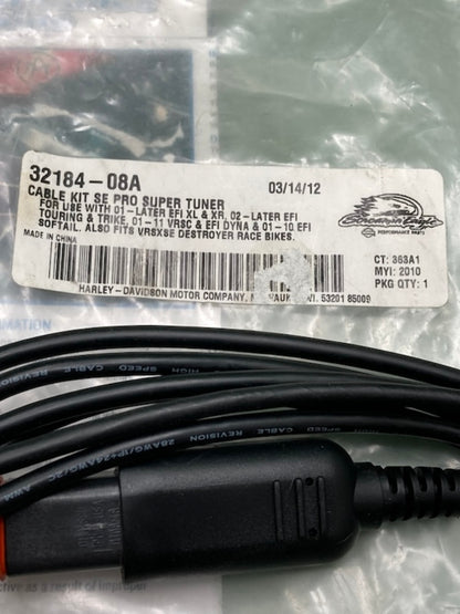 Harley-Davidson 32184-08A Screamin' Eagle Tuner Cable Kit New Genuine