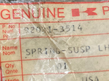 Kawasaki 92081-3514 Spring Susp Lh New Genuine