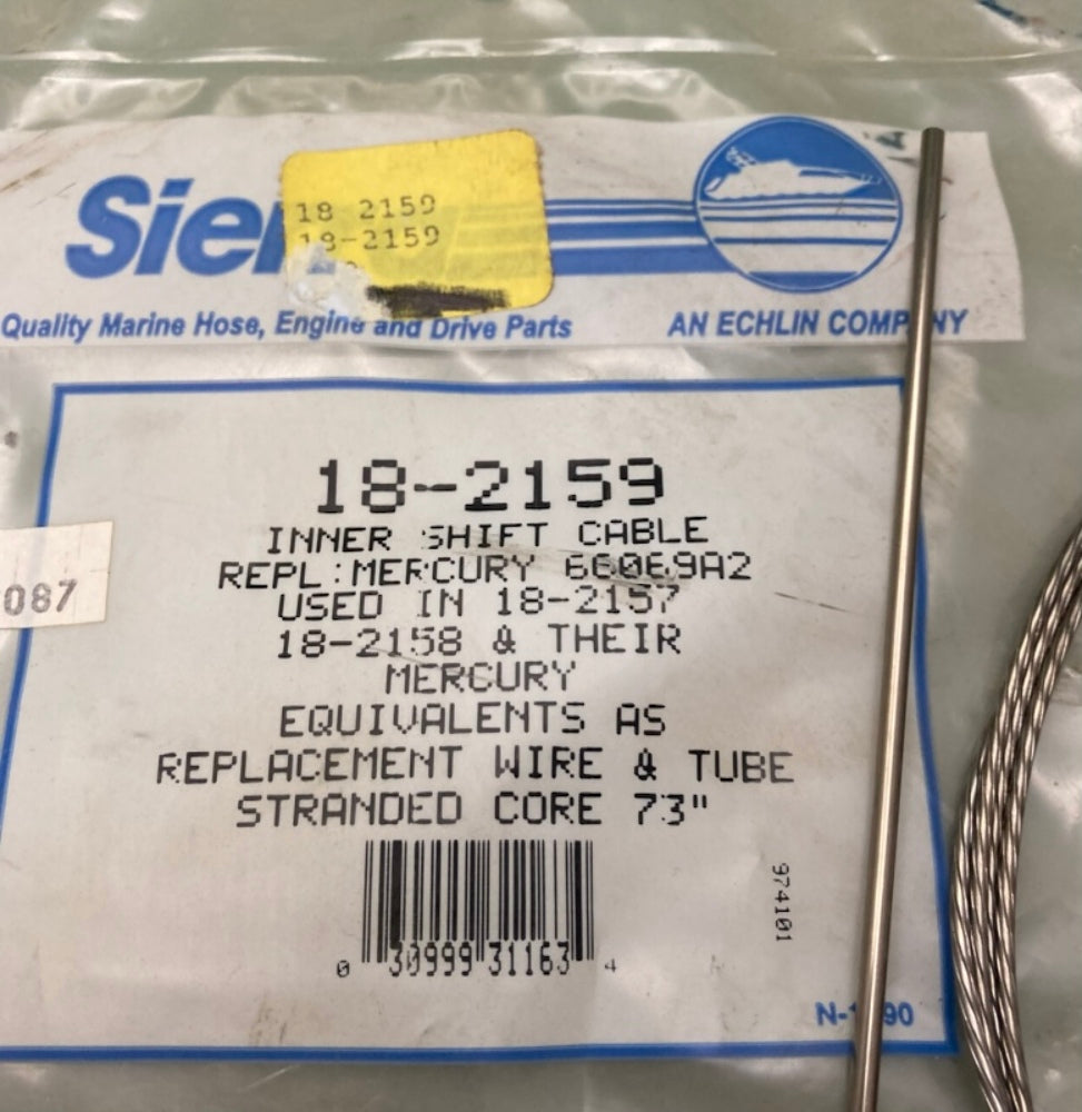 Sierra 18-2159 Inner Shift Cable Stranded Core 73" New Genuine