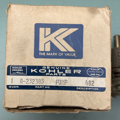 Kohler A-232383 Pump New Genuine 14270-0001