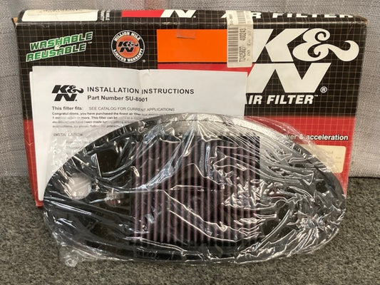 K&N SU-8001 High Flow Air Filter New Genuine
