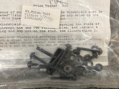 Kawasaki 17001-0003 Nylon Bolt Kit New Replaces