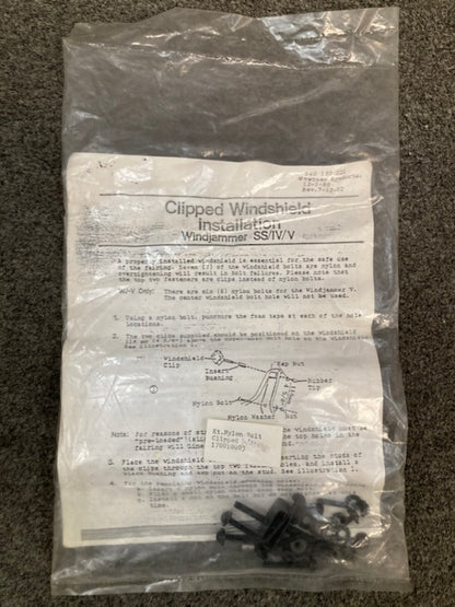 Kawasaki 17001-0003 Nylon Bolt Kit New Replaces