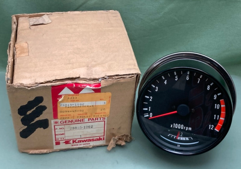 Kawasaki 25015-1062 Tachometer X1000RPM New Genuine