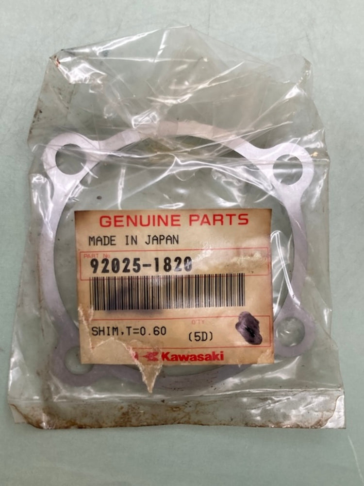 Kawasaki 92025-1820 Shim T=0.60 New Genuine