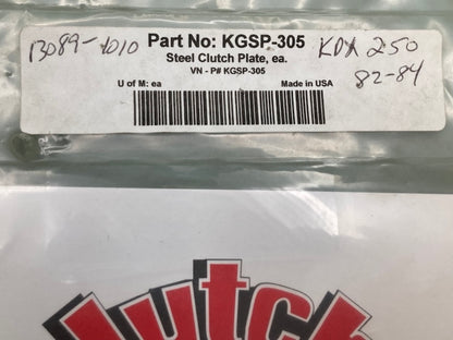 KG Clutch KGSP-305 Clutch Plate Steel New Genuine