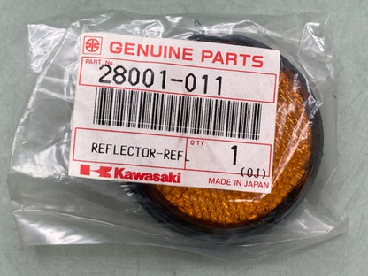 Kawasaki 28001-011 Reflector Reflex Front New Genuine