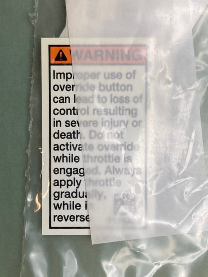 Polaris 7175486 Decal Warn Override New Genuine