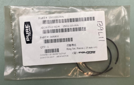 Polaris 0450810 Ring Set Piston .25 mm O/S New Genuine