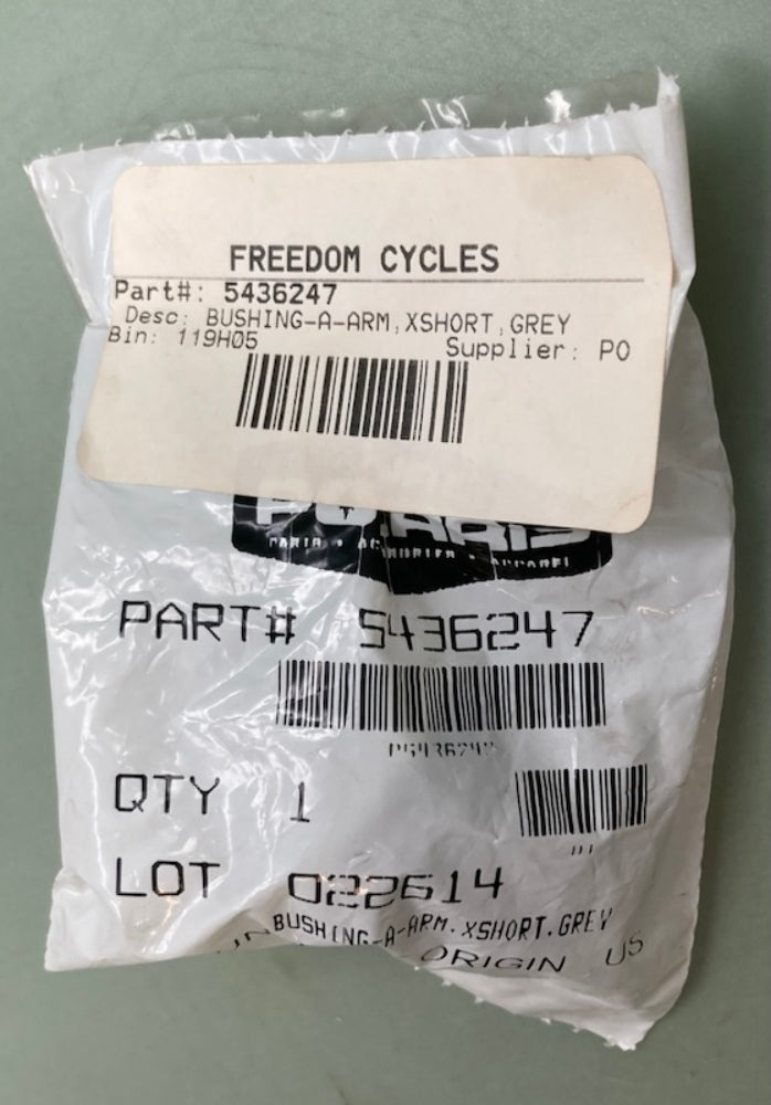 Polaris 5436247 Bushing A-Arm XShort Grey New Genuine