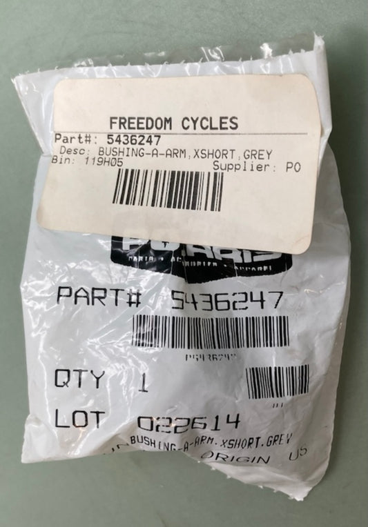 Polaris 5436247 Bushing A-Arm XShort Grey New Genuine