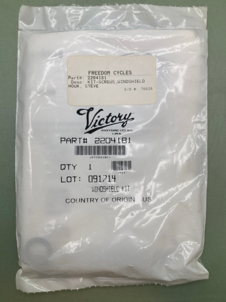 Polaris 2204181 Victory Windshield Kit Screws New Genuine