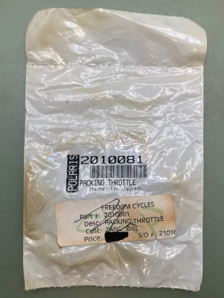 Polaris 2010081 Packing Throttle New Genuine