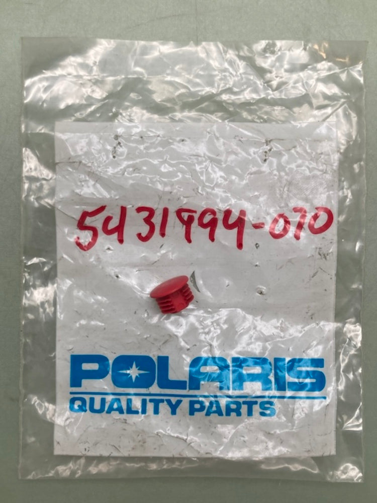Polaris 5431994-070 Plug Bumper Rear RED New Genuine