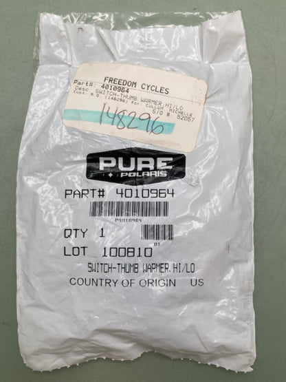 Polaris 4010964 Switch Thumb Warmer Hi/Lo New Genuine