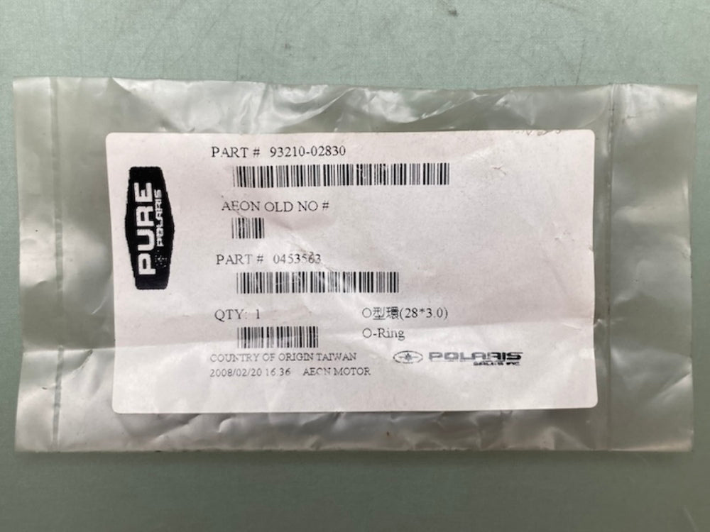 Polaris 0453563 O-Ring New Genuine