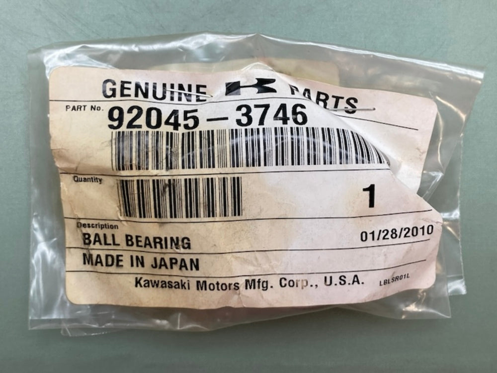 Kawasaki 92045-3746 Bearing Ball 92045-3706 New Genuine