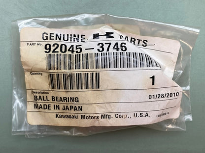 Kawasaki 92045-3746 Bearing Ball 92045-3706 New Genuine